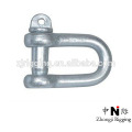Rigging hardware carbon steel D shackle with high strength